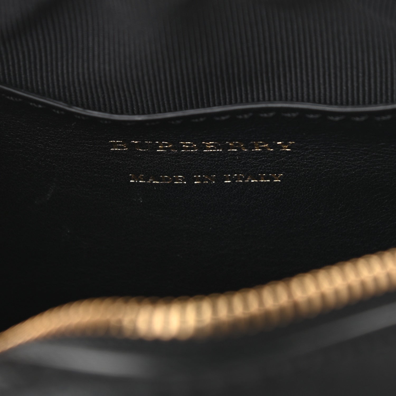 Burberry 1983 Knight Check Smooth Calfskin Link Bum Bag Black 5 of 7