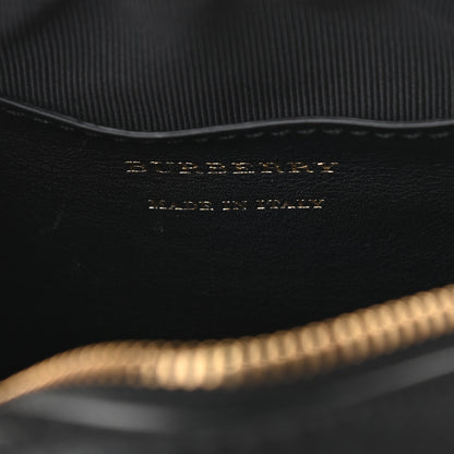 Burberry 1983 Knight Check Smooth Calfskin Link Bum Bag Black 5 of 7