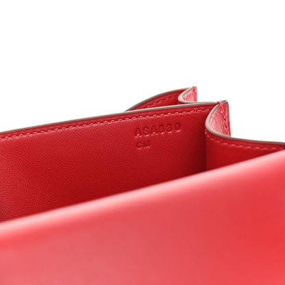 Hermes Ostrich Constance 18 Rouge Vif 7 of 9