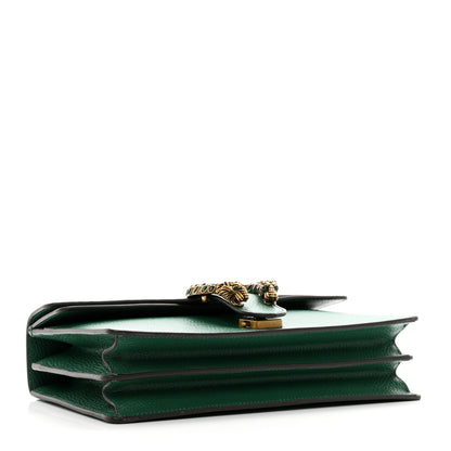 Gucci Pebbled Calfskin Small Dionysus Shoulder Bag Emerald 4 of 10