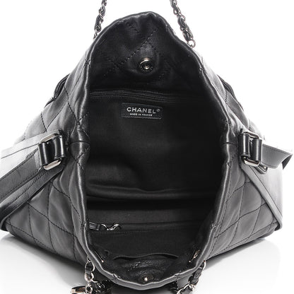 Chanel Lambskin Ultimate Soft Hobo Black 7 of 7