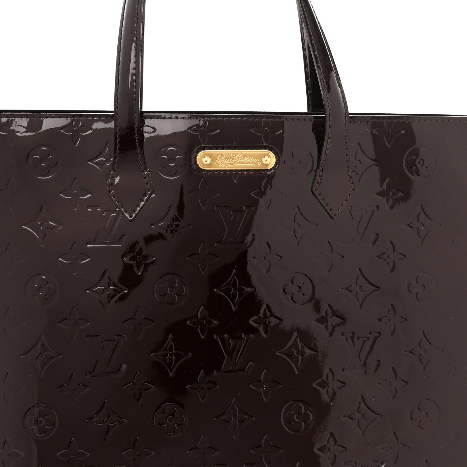 Louis Vuitton Vernis Wilshire MM Amarante 6 of 10