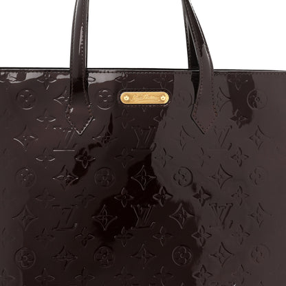Louis Vuitton Vernis Wilshire MM Amarante 6 of 10