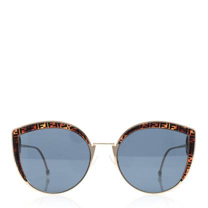 Fendi Metal Acetate F is Fendi FF Cat Eye Sunglasses FF 0290/S Blue Havana 2 of 7