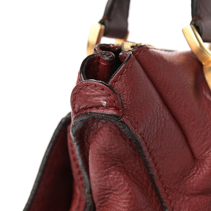 Chloe Calfskin Medium Marcie Satchel Garnet 15 of 16