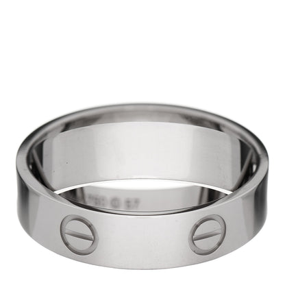 Cartier 18K White Gold 5.5mm Astro LOVE Ring 57 8 1 of 7