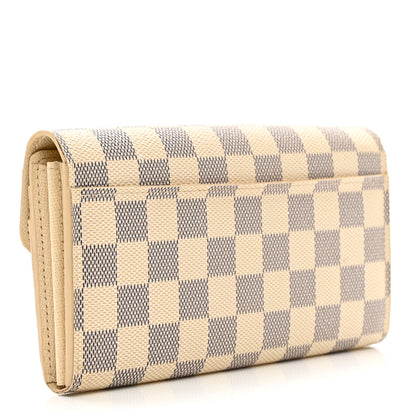 Louis Vuitton Damier Azur Sarah Wallet NM 3 of 8