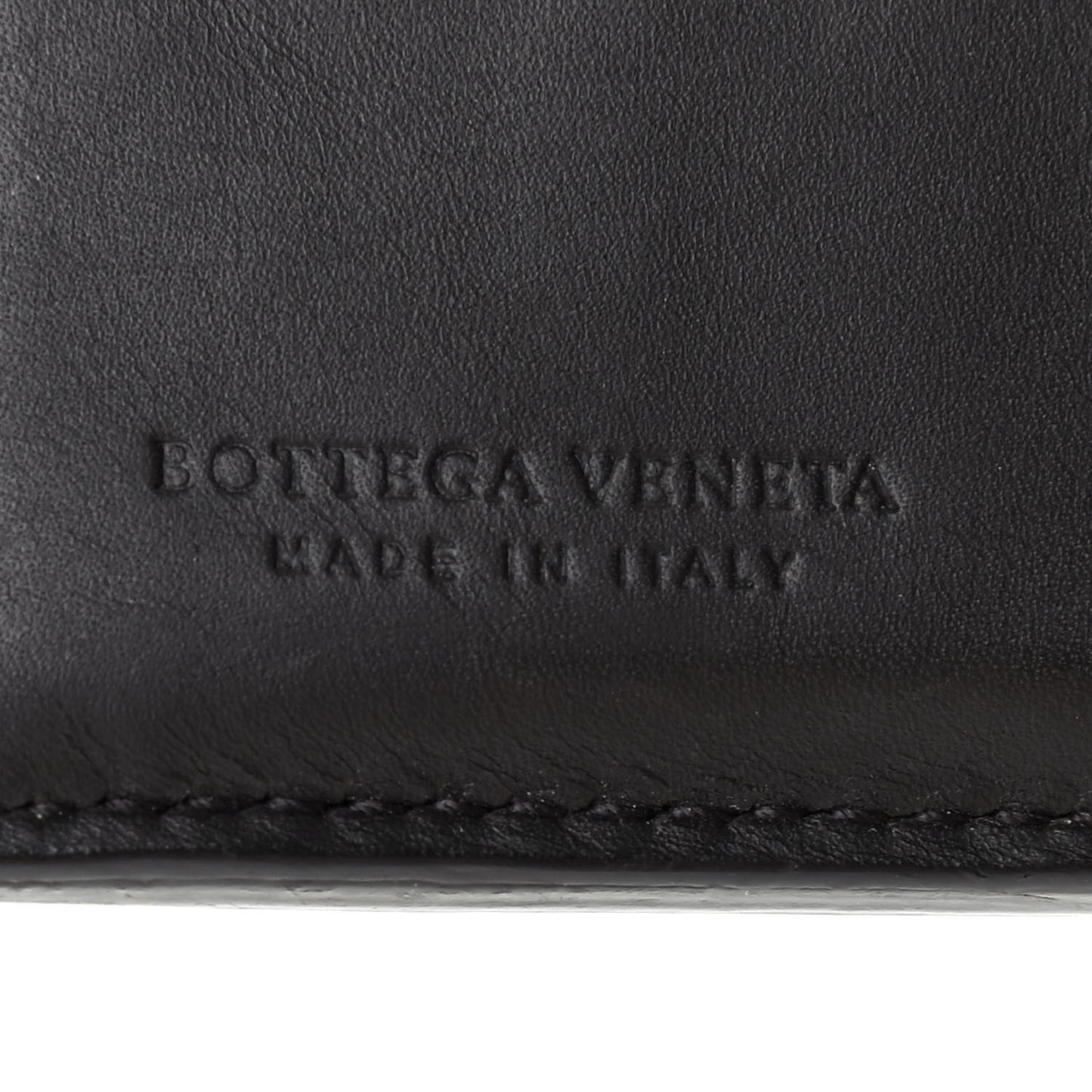Nappa Intrecciato French Flap Wallet Black