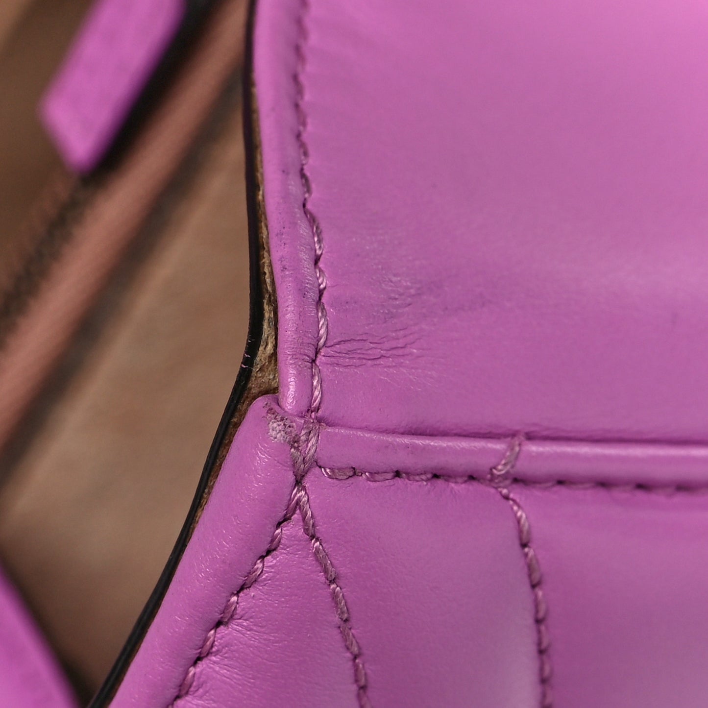 Calfskin Matelasse Small GG Marmont Tote Candy Mousse