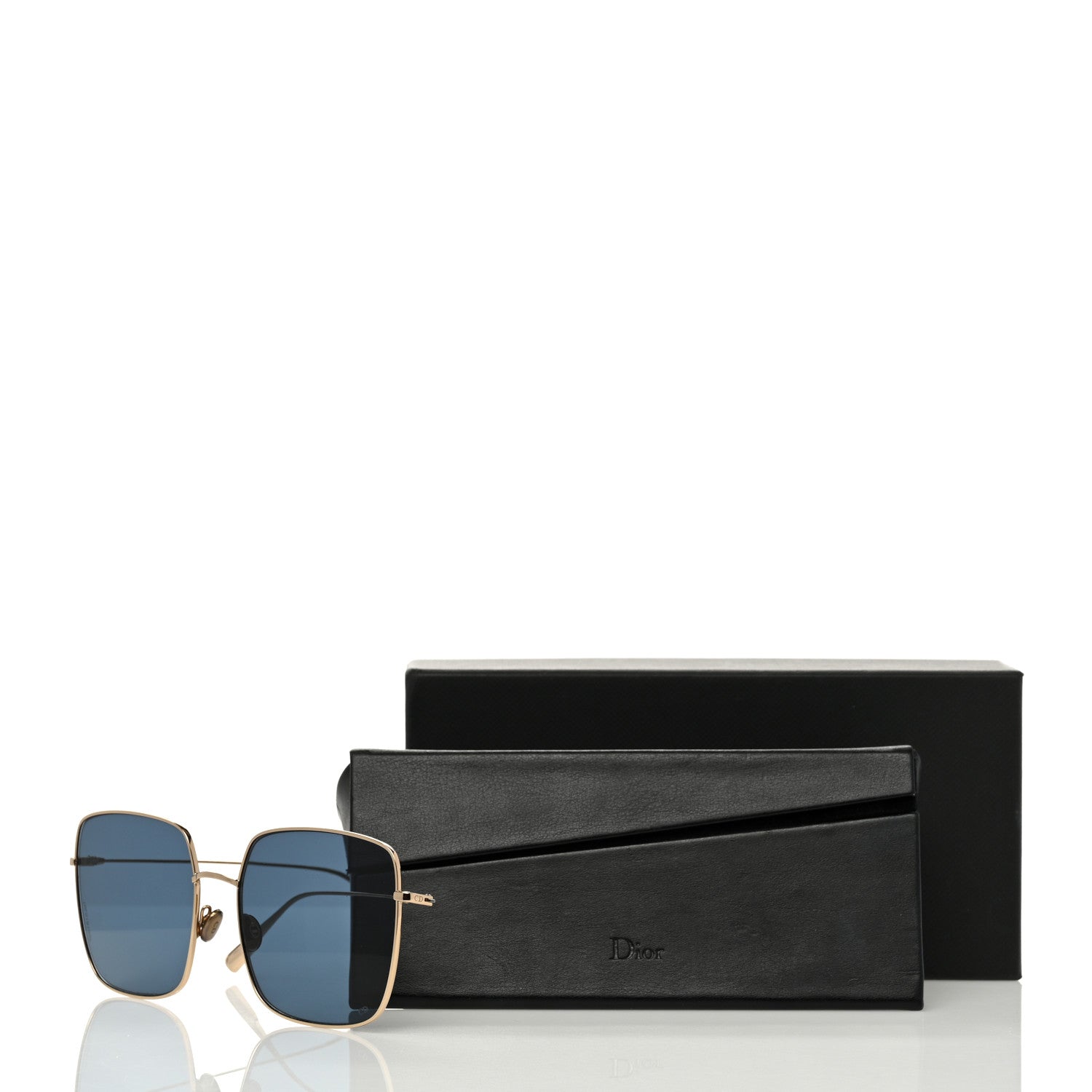 Christian Dior Metal Stellaire 1 Square Sunglasses Gold 7 of 7