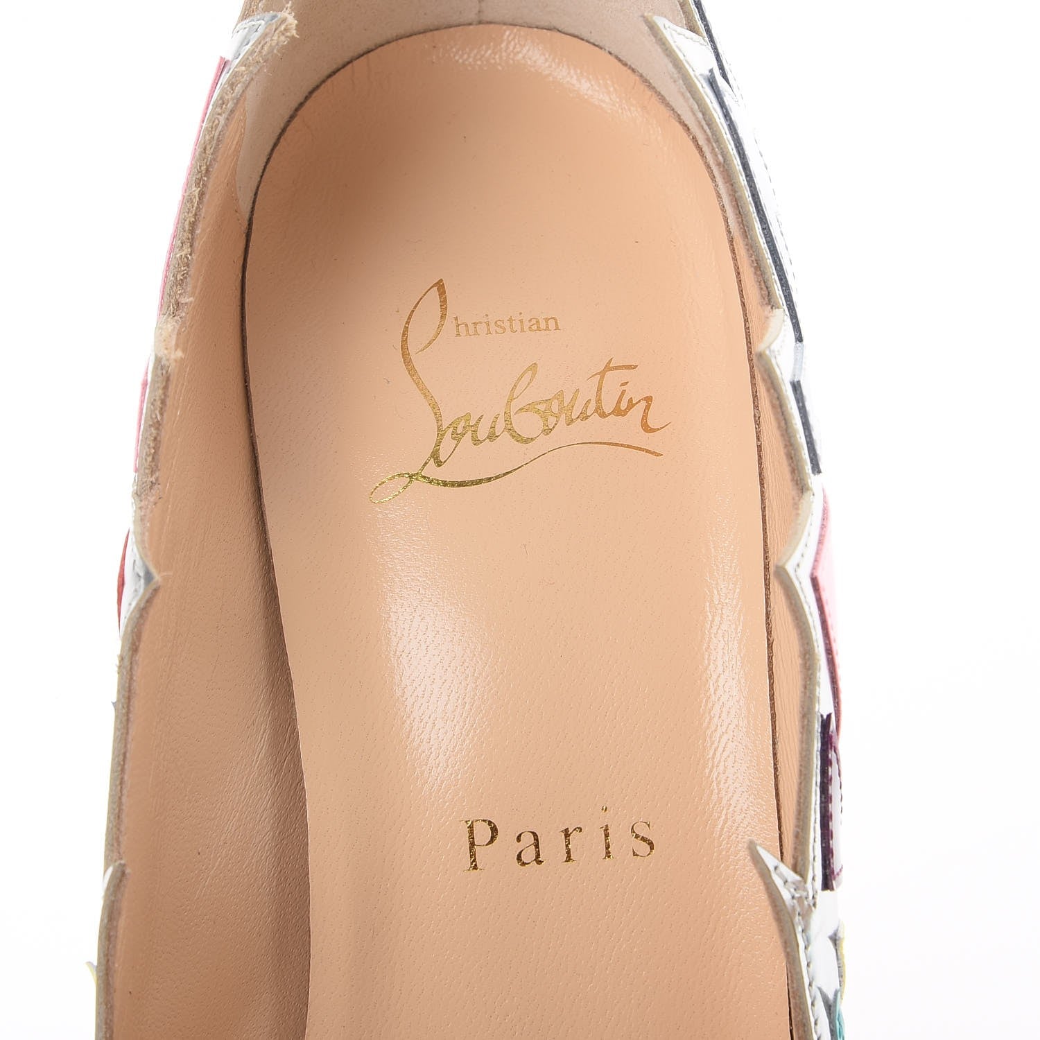 Christian Louboutin Specchio Patent Explotek 100 Pumps 38 Lavender 7 of 10