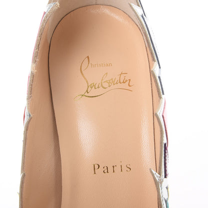 Christian Louboutin Specchio Patent Explotek 100 Pumps 38 Lavender 7 of 10