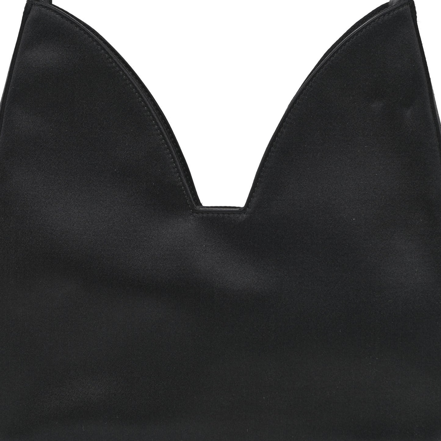 Satin Raso Shoulder Bag Black