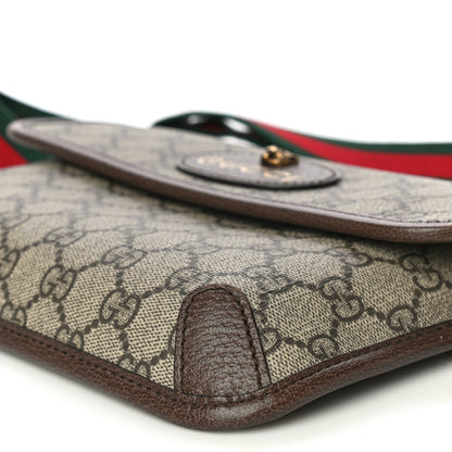 Gucci GG Supreme Monogram Neo Vintage Web Belt Bag Brown 6 of 16