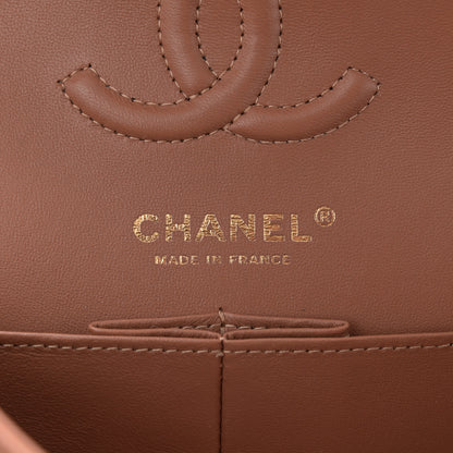 Chanel Lambskin Quilted Small Double Flap Brown 6 of 11