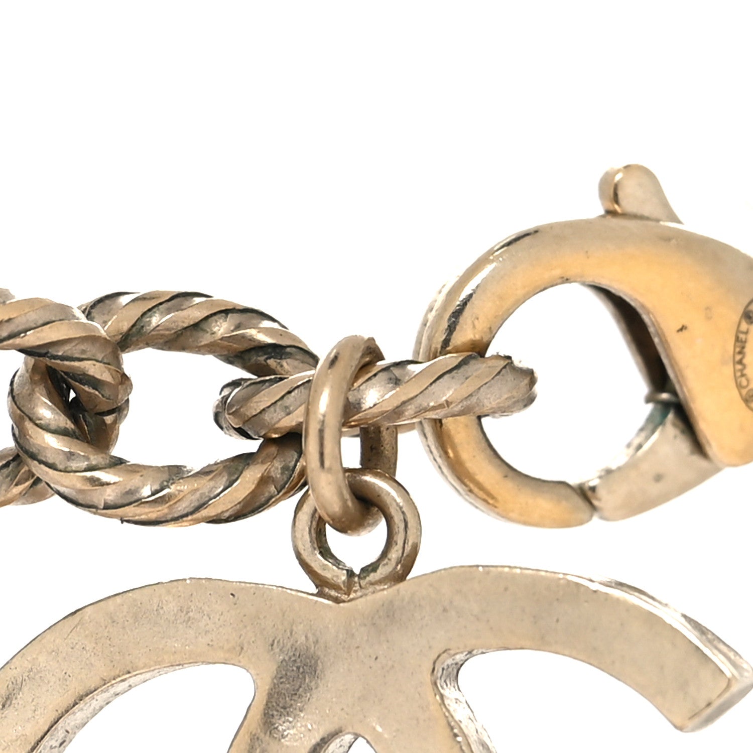 Chanel CC Medallion 100 Anniversary Chain Necklace Gold 4 of 6