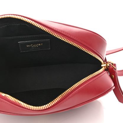 Saint Laurent Calfskin Matelasse Monogram Lou Camera Bag Red 5 of 10