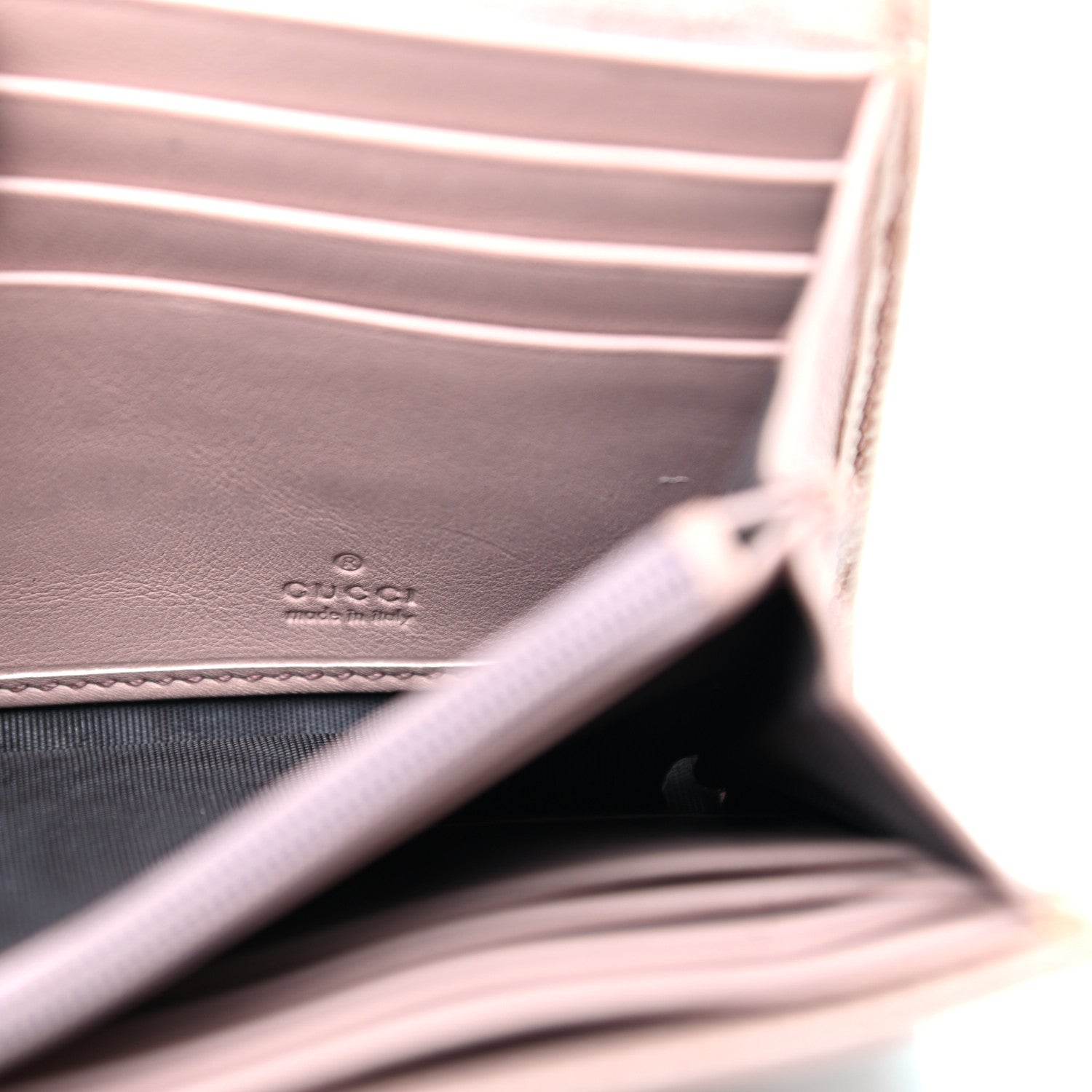 Gucci Patent Soho Continental Wallet Dark Cipria 6 of 11