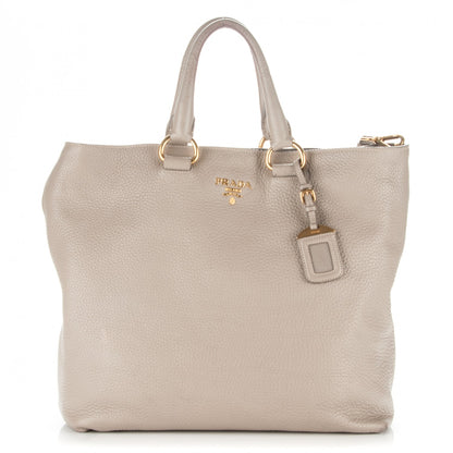 Prada Vitello Daino Tote Argilla 1 of 14