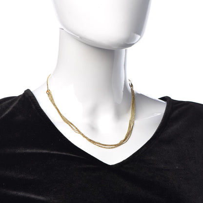 Gucci 18K Yellow Gold GG Signature Statement Necklace 2 of 6
