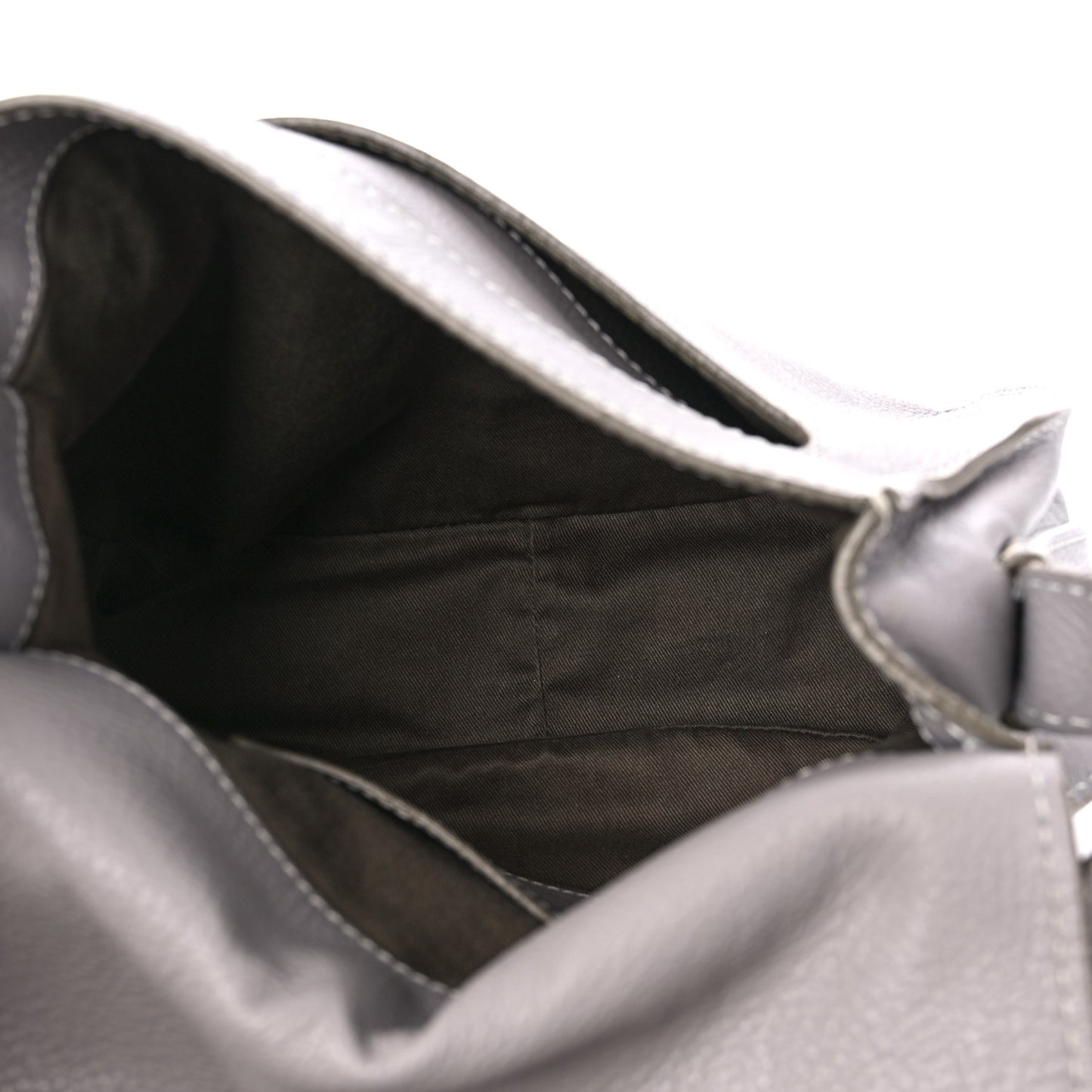 Calfskin Medium Marcie Round Crossbody Bag Cashmere Grey