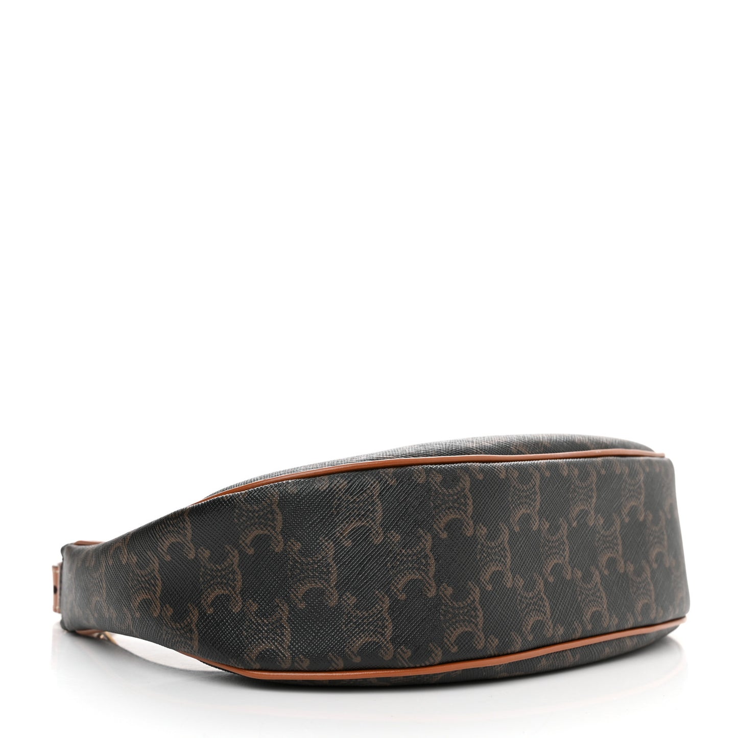 Triomphe Canvas Calfskin Ava Shoulder Bag Tan