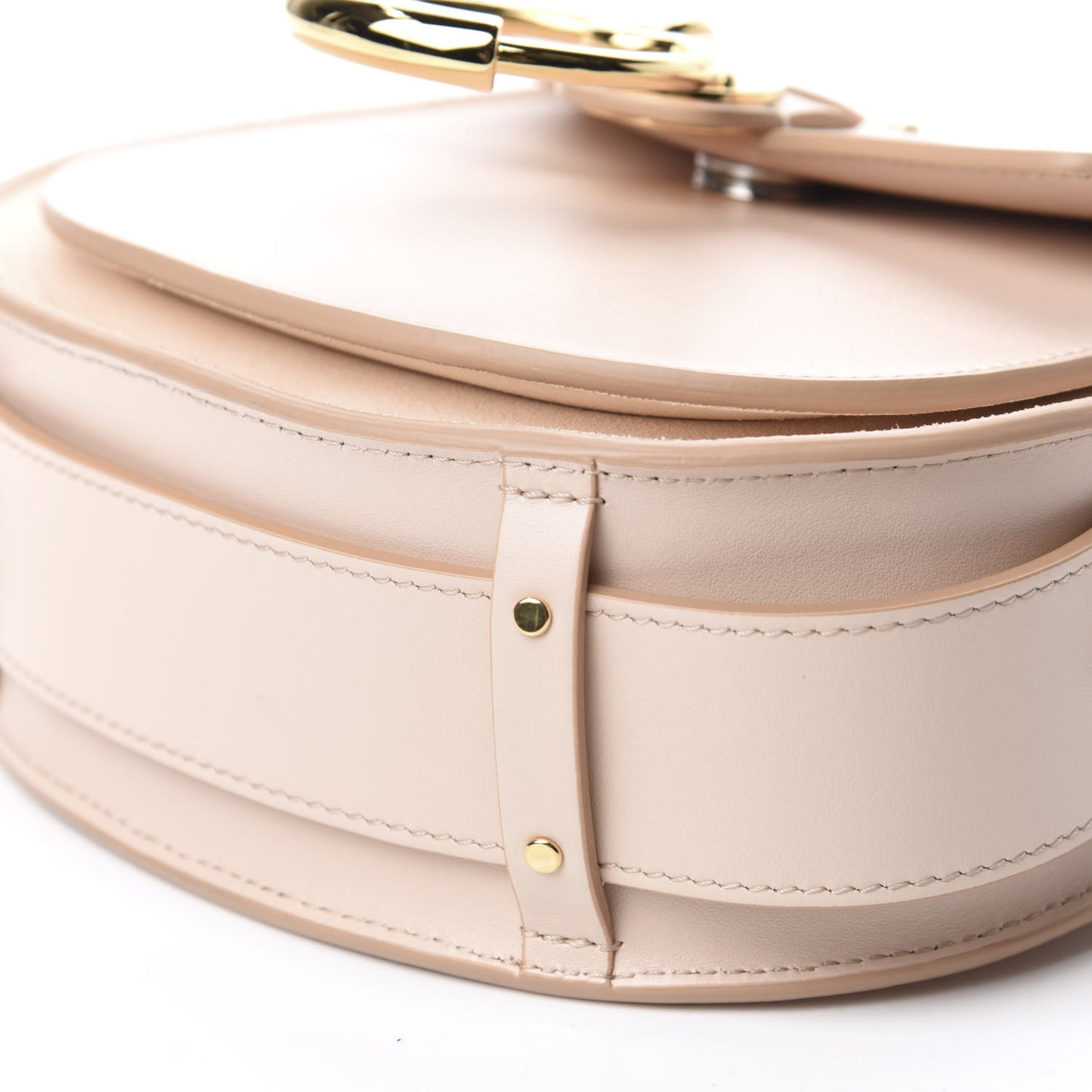 Calfskin Small Tess Bag Biscuit Pink