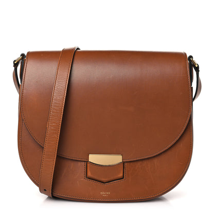 Celine Supersoft Calfskin Medium Trotteur Caramel 1 of 12