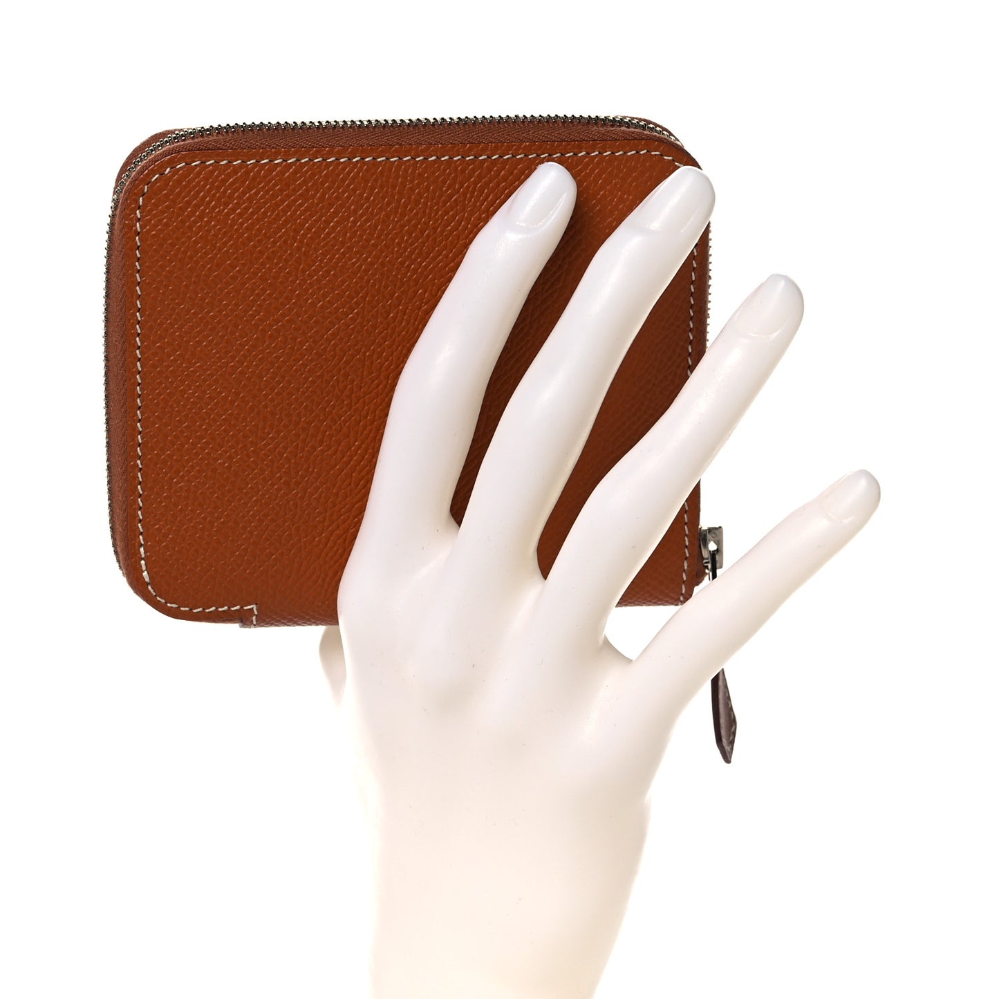 Epsom Silk'in Compact Wallet Gold