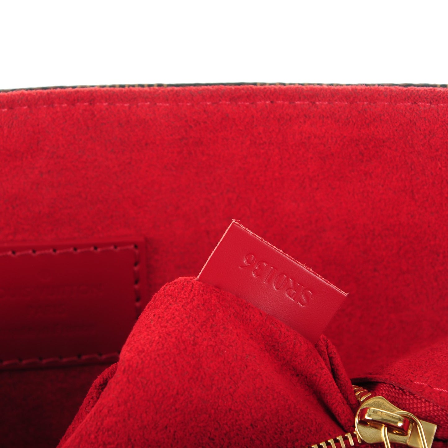 Damier Ebene Caissa Hobo Cherry