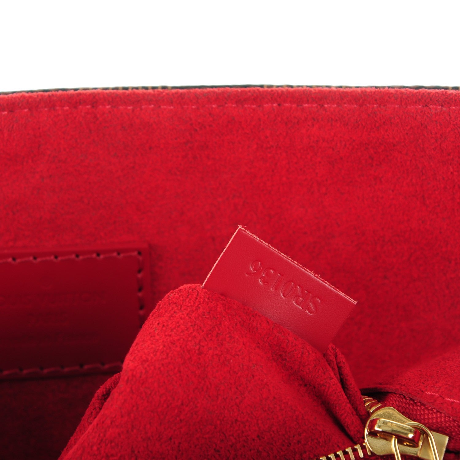 Louis Vuitton Damier Ebene Caissa Hobo Cherry 7 of 7