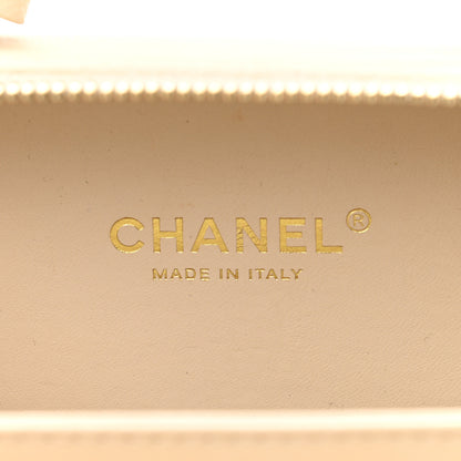 Chanel Caviar Quilted Small CC Filigree Vanity Case White 6 of 15