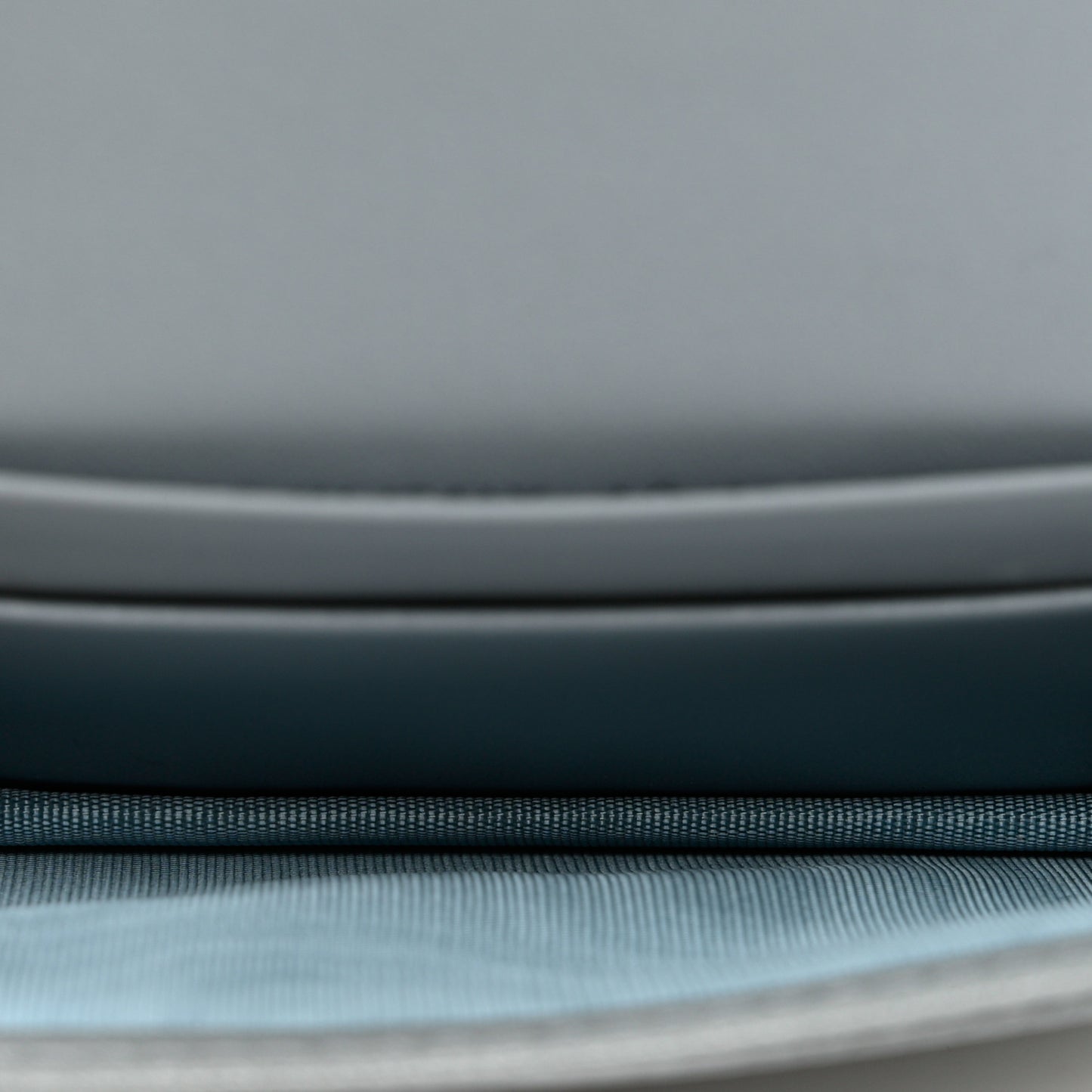 Grained Calfskin Saddle Card Holder Sky Blue