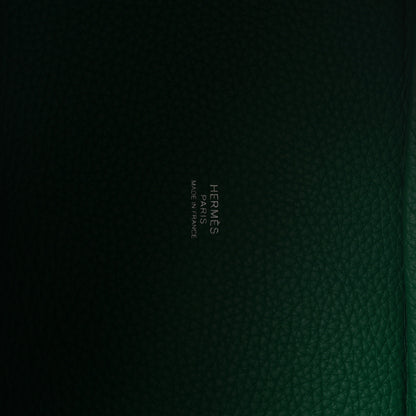 Hermes Taurillon Clemence Picotin Lock 18 PM Vert Vertigo 6 of 11