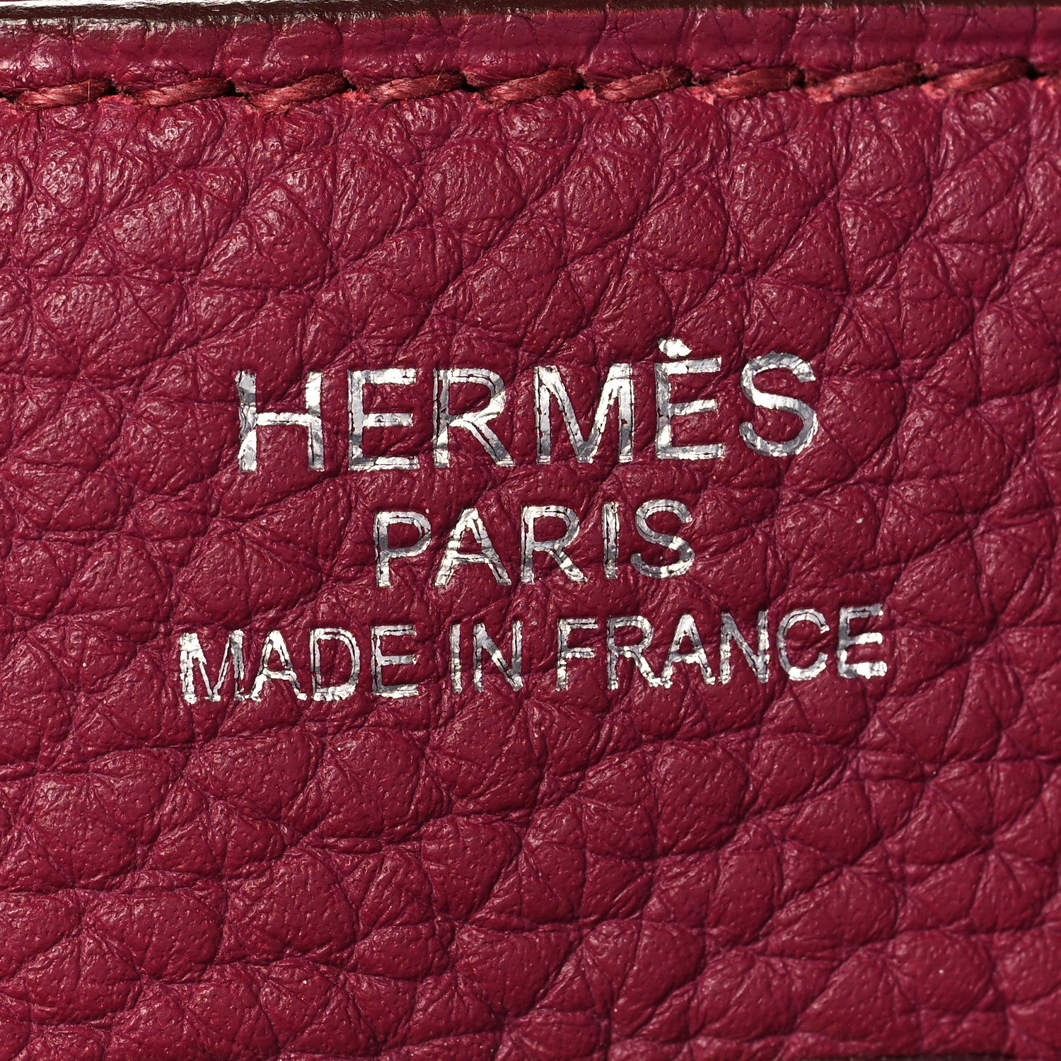 Hermes Taurillon Clemence Birkin 35 Rubis 22 of 48