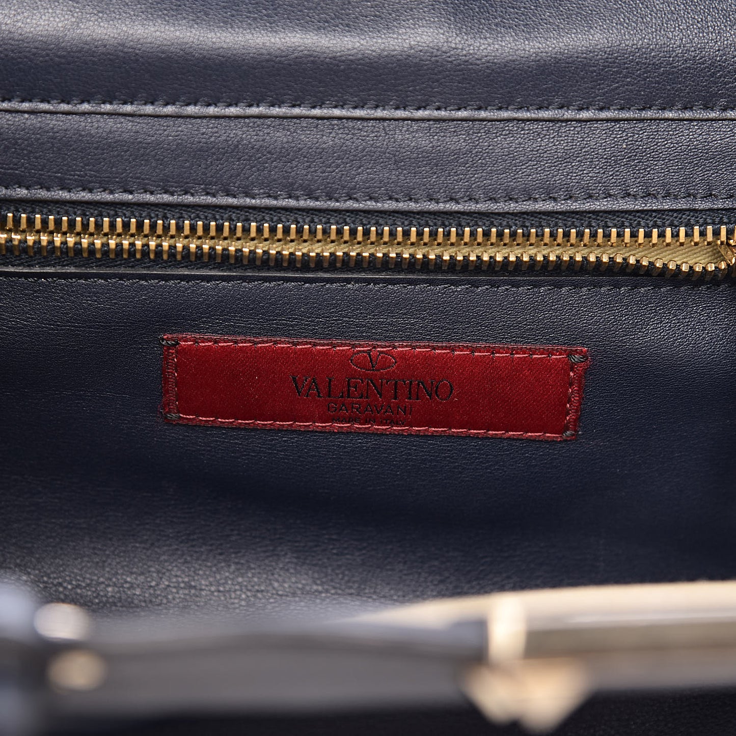 Vitello Small Rockstud Tote Marine