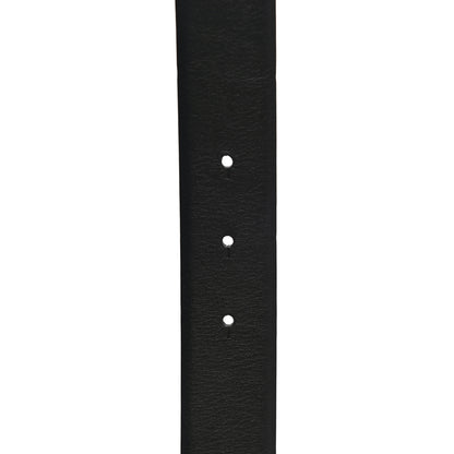 Chanel Calfskin CC Reversible Belt 80 32 Black Burgundy 4 of 8