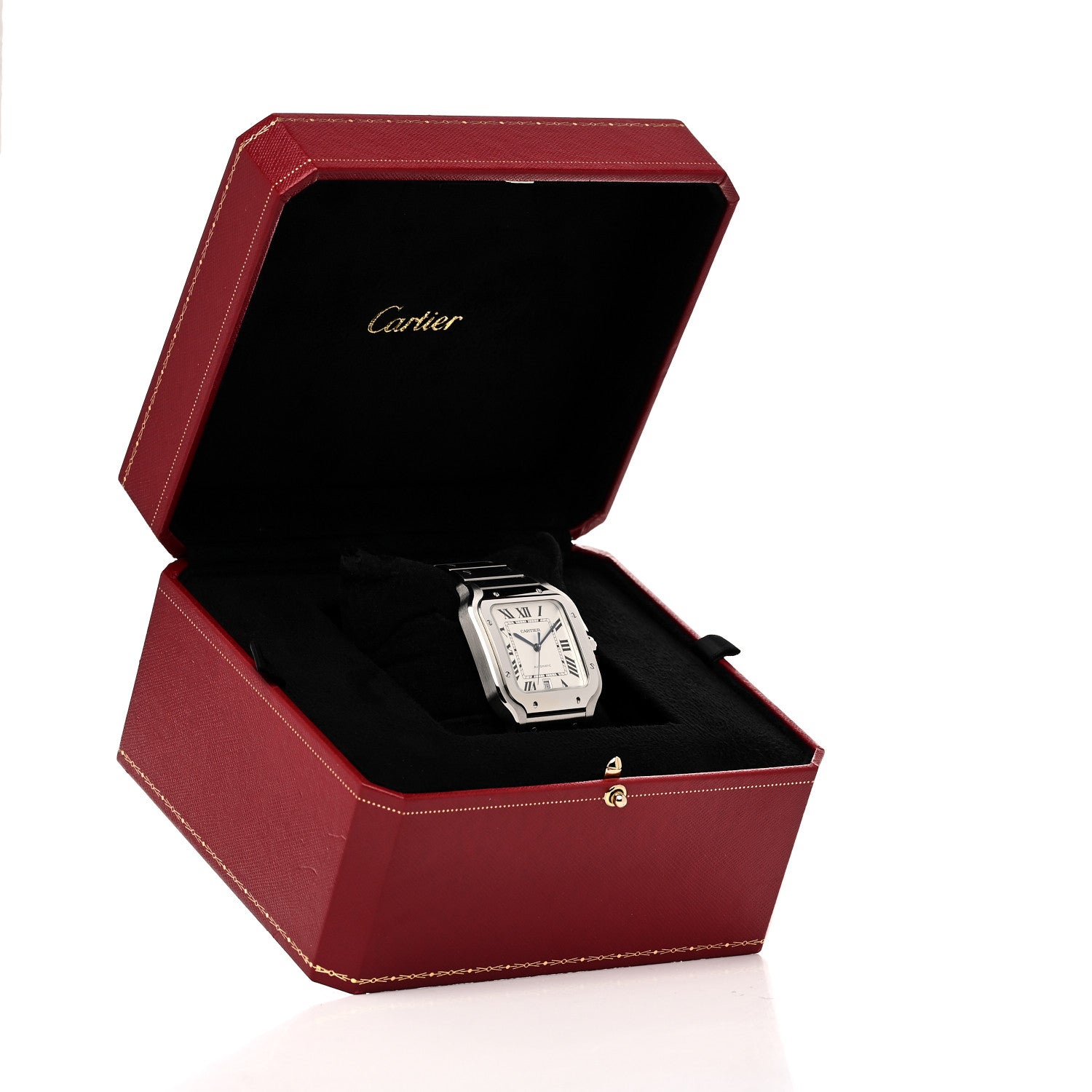 Cartier Stainless Steel 39.8mm Santos De Cartier Automatic Watch 5 of 5