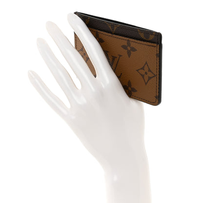 Louis Vuitton LOUIS VUITTON Reverse Monogram Card Holder 2 of 6