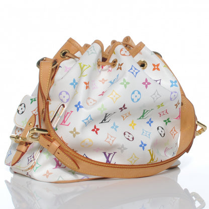 Louis Vuitton Monogram Multicolor Petit Noe White 3 of 6
