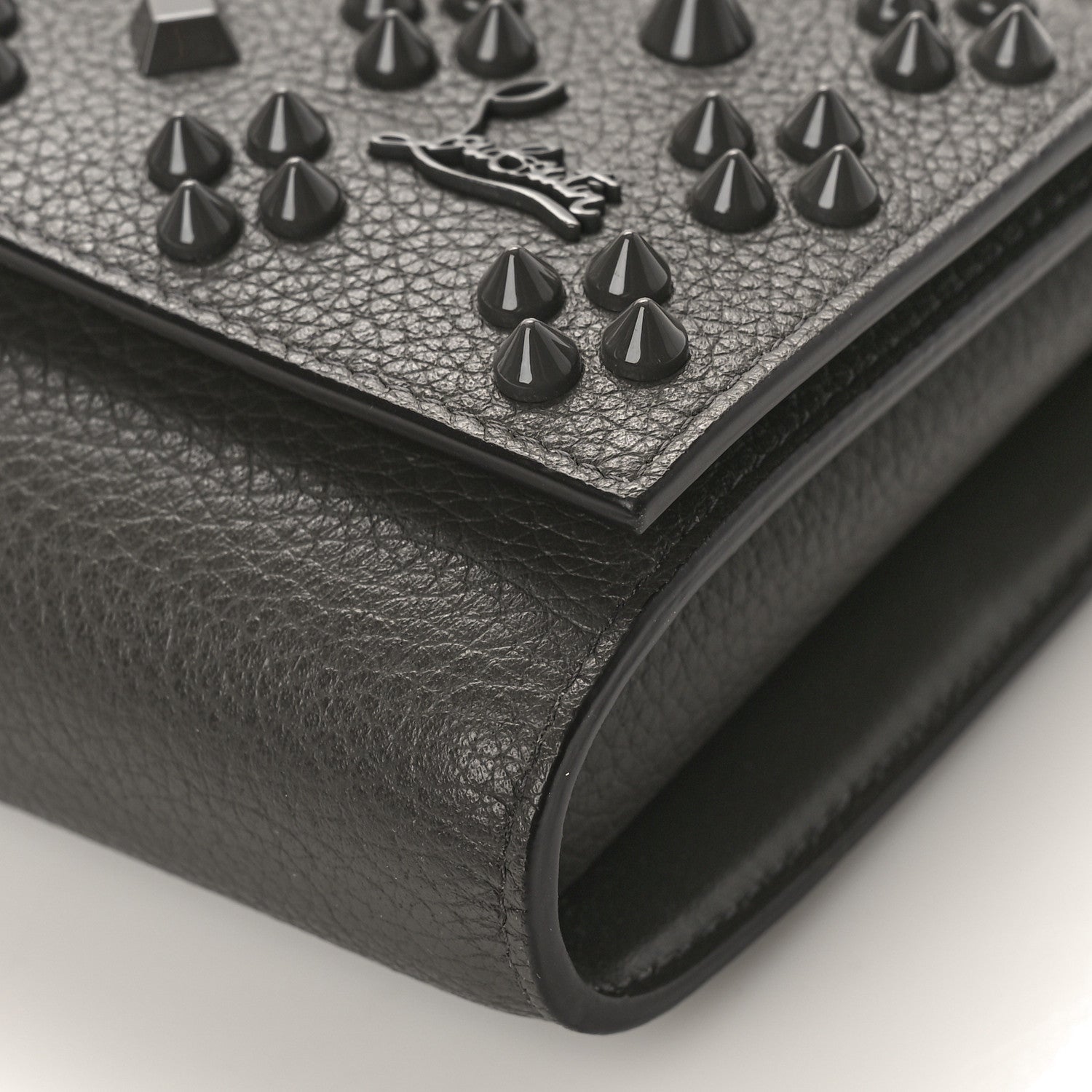 Christian Louboutin Calfskin Spikes Loubinthesky Paloma Wallet On Chain Rocket 8 of 8