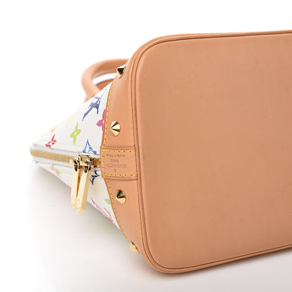 Louis Vuitton Monogram Multicolor Alma White 9 of 11