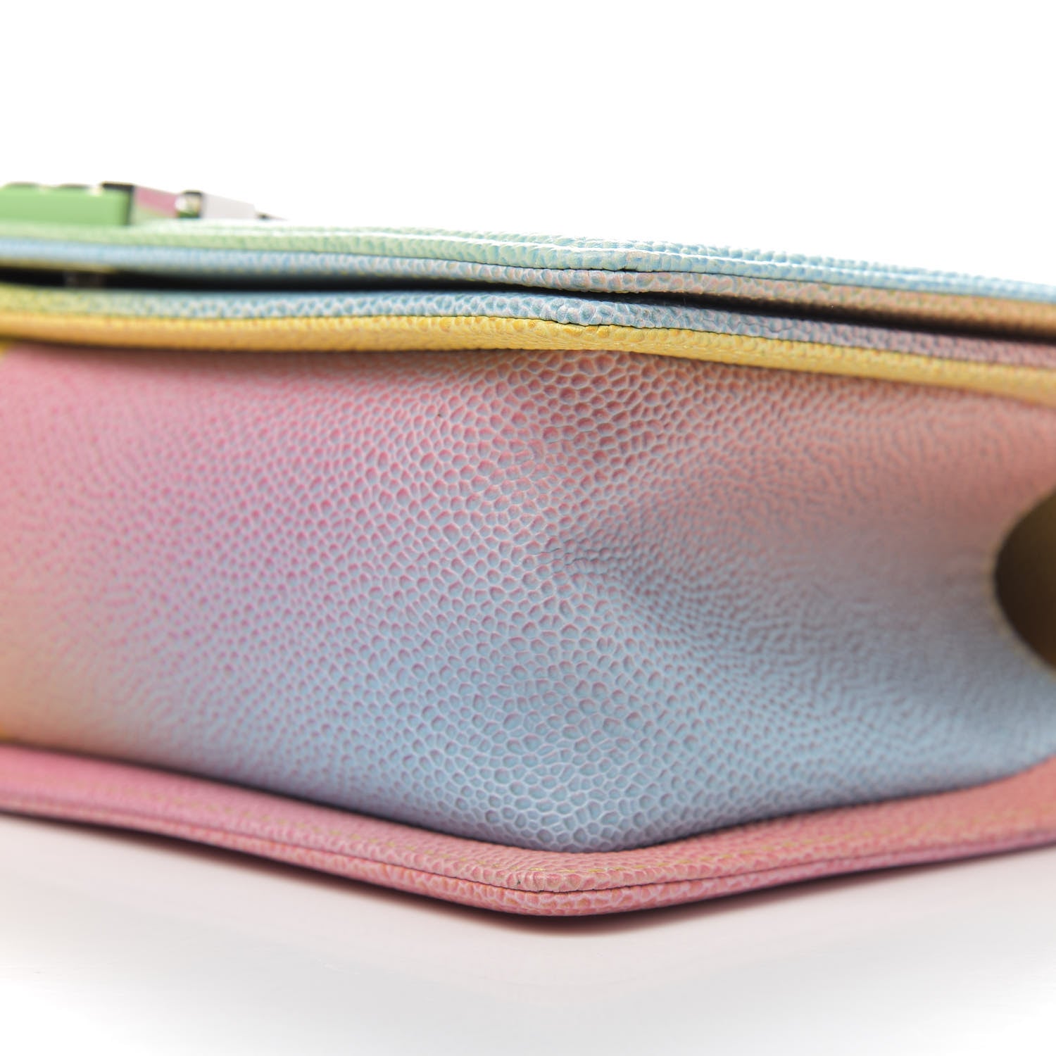 Chanel Caviar Quilted Medium Rainbow Boy Flap Multicolor 9 of 11