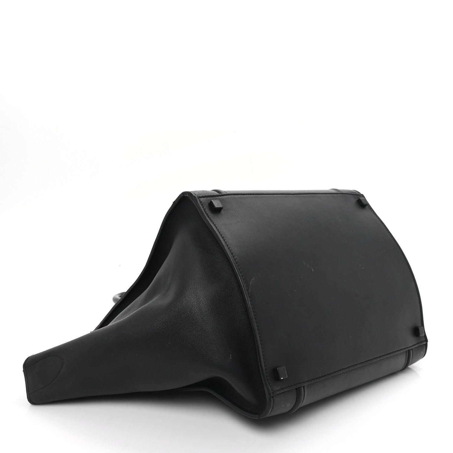 Celine Grained Calfskin Medium Phantom Luggage Black 4 of 11