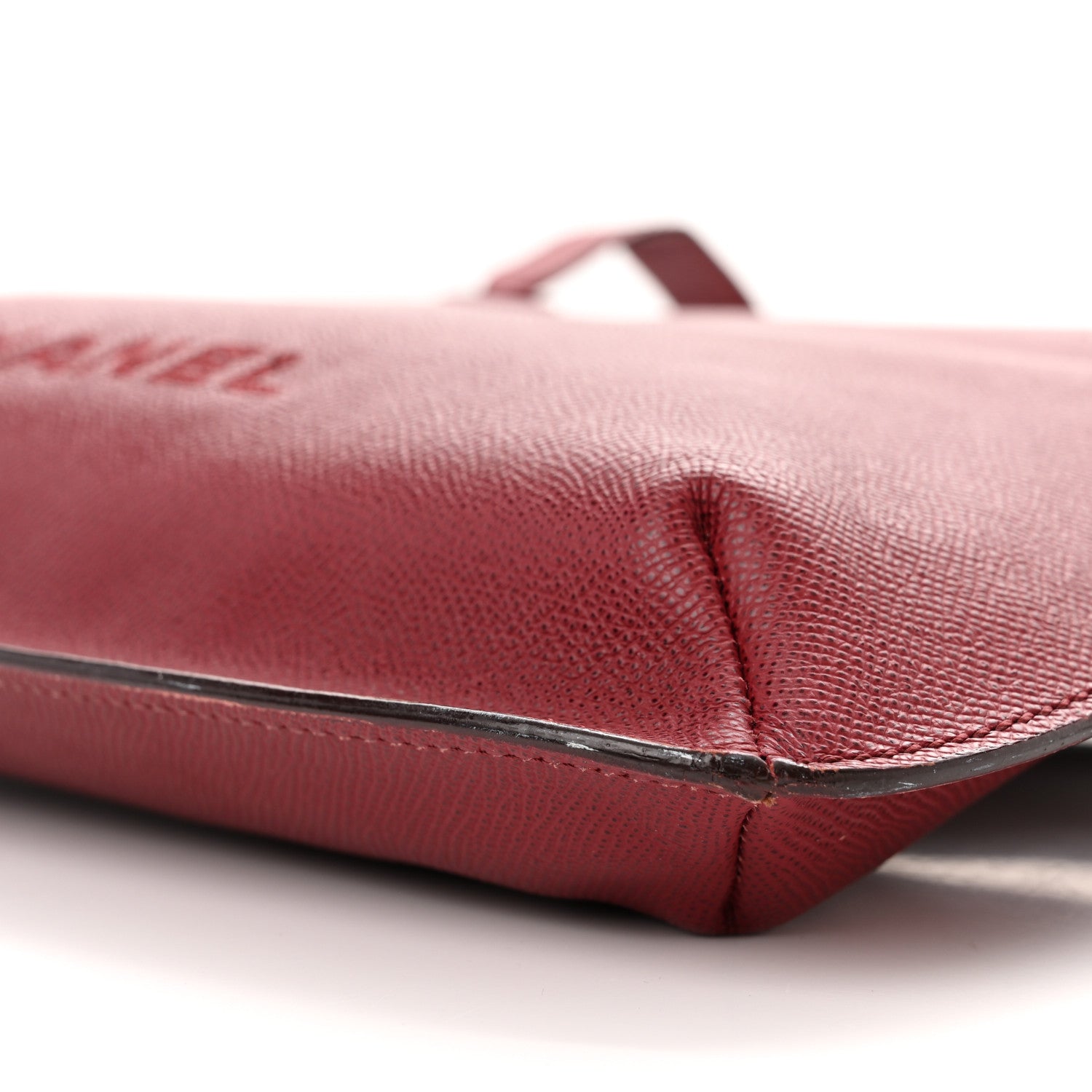 Chanel Caviar Shoulder Bag Burgundy 10 of 12