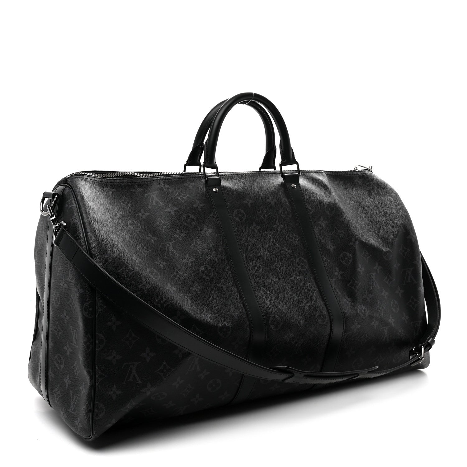 Louis Vuitton Monogram Eclipse Keepall Bandouliere 55 2 of 8