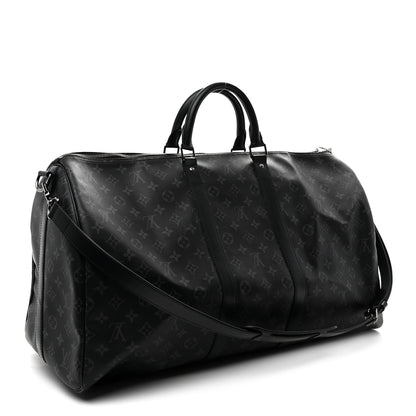 Louis Vuitton Monogram Eclipse Keepall Bandouliere 55 2 of 8