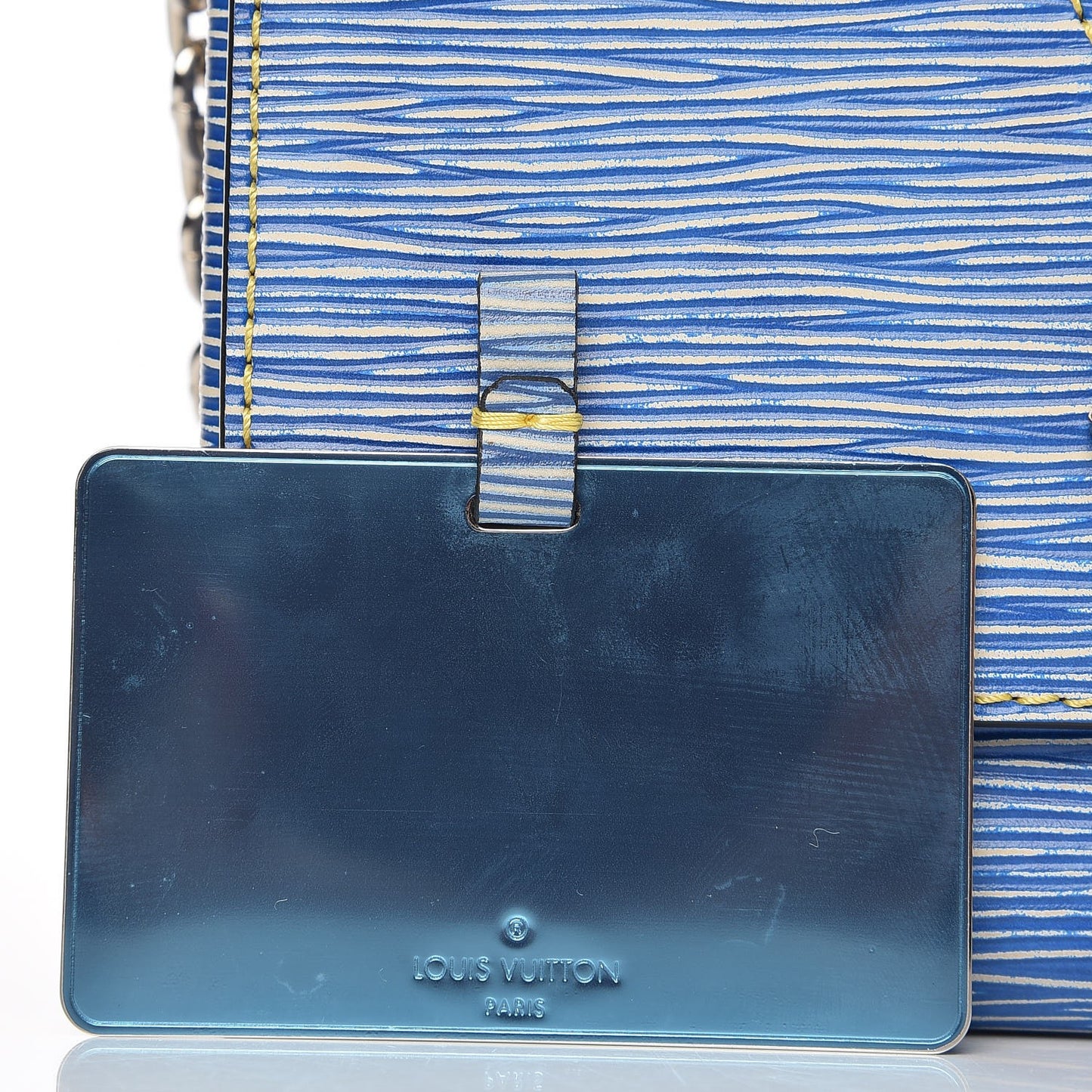 Epi Twist Shoulder Bag MM Denim Light