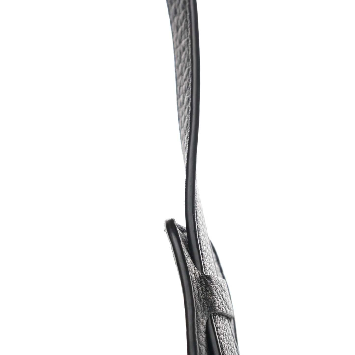 Vitello Daino Shopping Tote Black