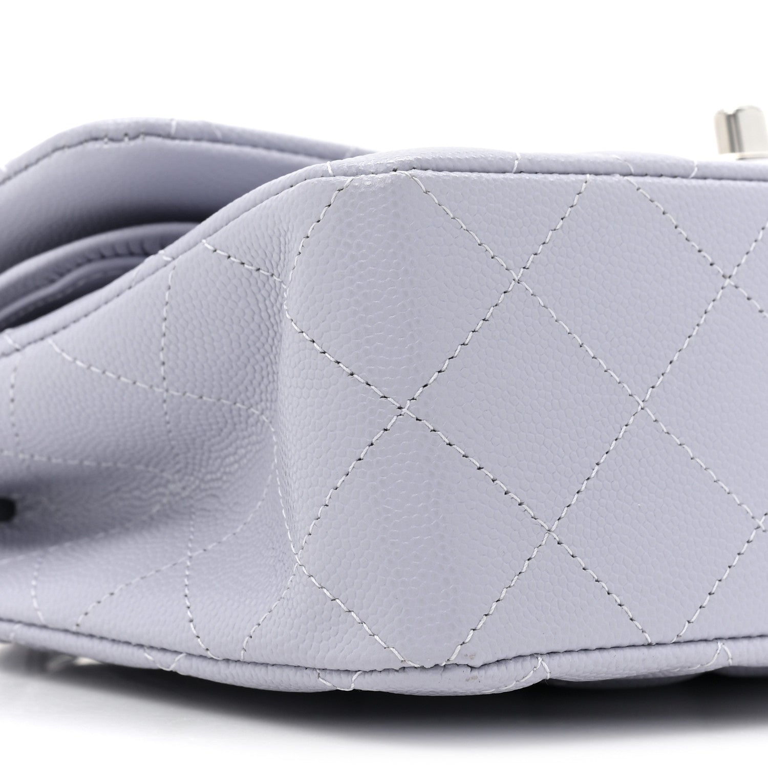 Chanel Caviar Quilted Small Double Flap Light Purple 9 of 10